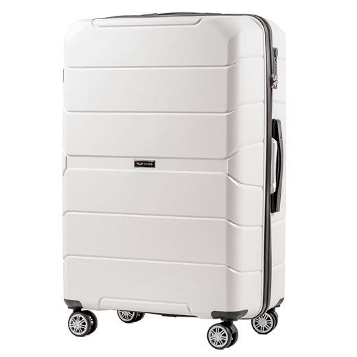 Walizka podróżna twarda duża Wings Sparrow - polipropylen 28" (WHITE, 28") Wings 28" okazyjna cena WINGS