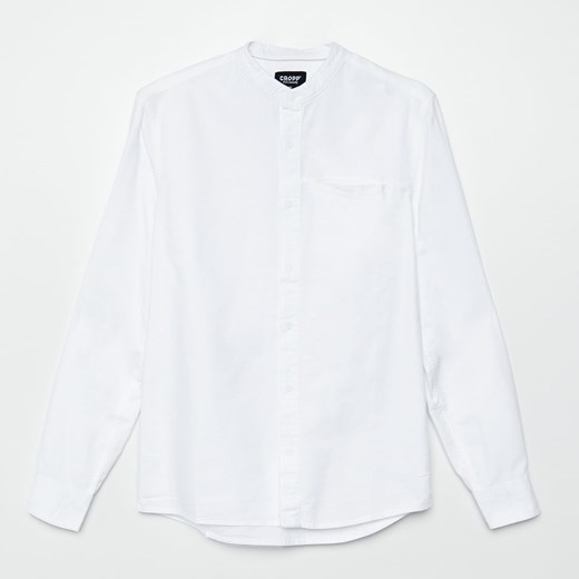 Cropp - Koszula ze stójką - Biały Cropp L Cropp