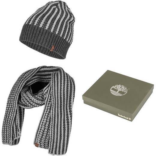 Zestaw zimowy: czapka + szal Gift Box Timberland Timberland One Size okazyjna cena SPORT-SHOP.pl
