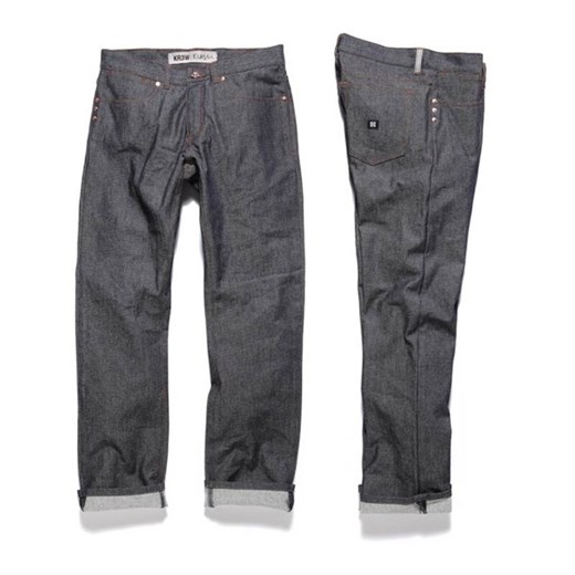 spodnie KREW - Klassics Basics (BLU) rozmiar: 38