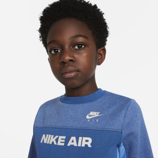 Bluza dresowa dla dużych dzieci (chłopców) Nike Air - Niebieski Nike XL Nike poland