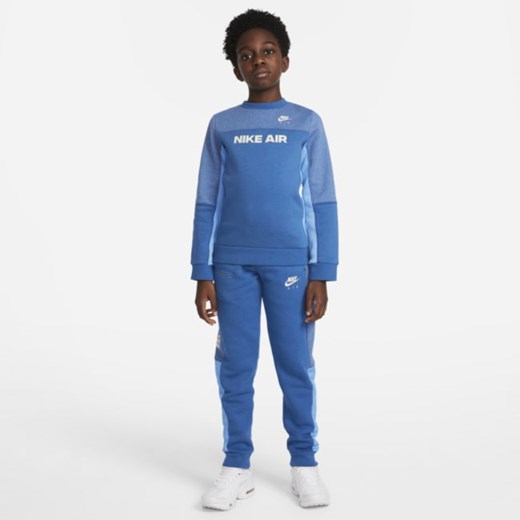 Bluza dresowa dla dużych dzieci (chłopców) Nike Air - Niebieski Nike XS Nike poland