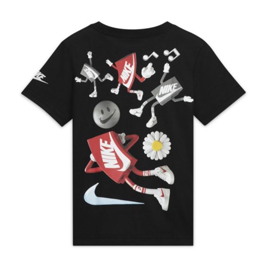 T-shirt dla małych dzieci Nike - Czerń Nike 37.5 Nike poland