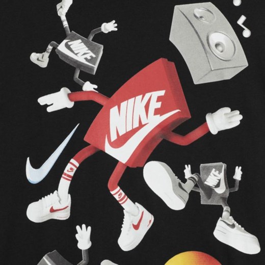 T-shirt dla małych dzieci Nike - Czerń Nike 38.5 Nike poland