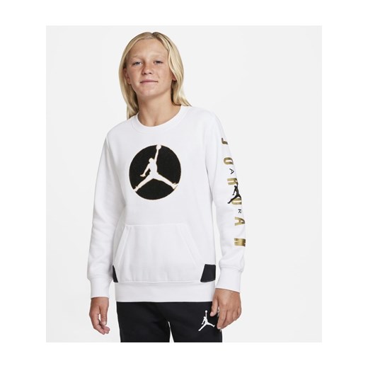 Bluza dresowa dla dużych dzieci (chłopców) Jordan - Biel Jordan M Nike poland