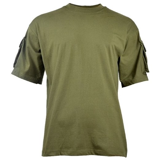 Koszulka T-shirt MFH z kieszeniami Green (00121B) Mfh XXL Military.pl