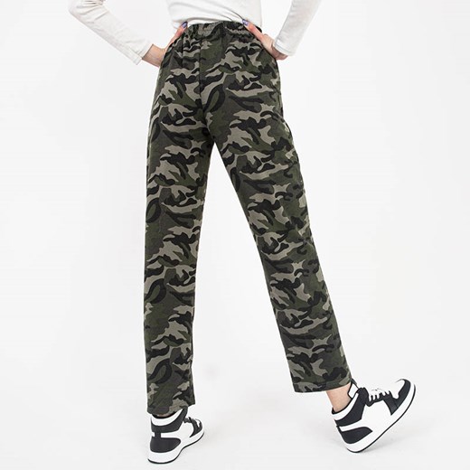Damskie proste spodnie dresowe moro- Odzież Royalfashion.pl 3XL-46 royalfashion.pl