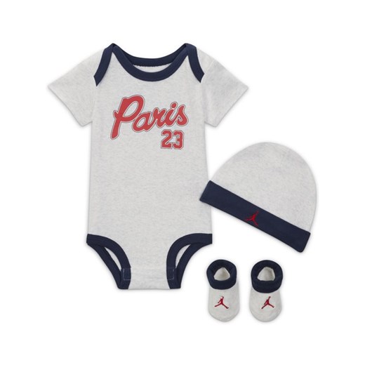 Zestaw czapka, body i buciki dla niemowląt (12–24 M) Paris Saint-Germain - Biel Nike 6-12M Nike poland