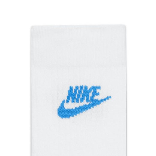 Klasyczne skarpety Nike Sportswear Everyday Essential (3 pary) - Wielokolorowe Nike M Nike poland