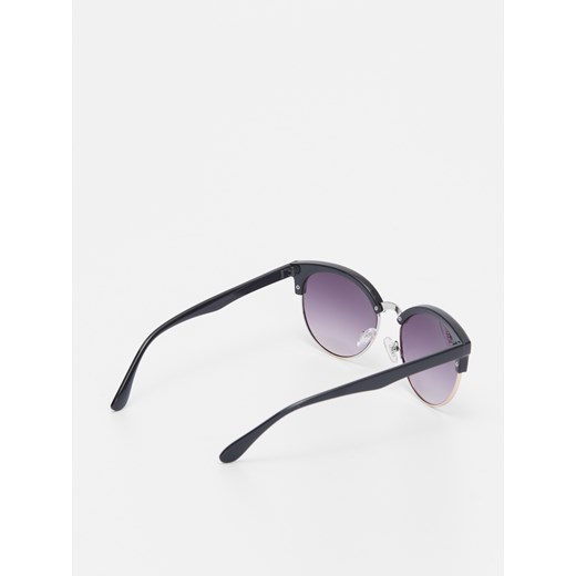 Okulary przeciwsłoneczne z fioletowymi szkłami - Czarny House ONE SIZE House