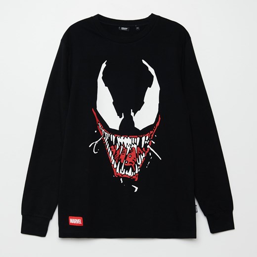 Cropp - Koszulka longsleeve Venom - Czarny Cropp S okazja Cropp