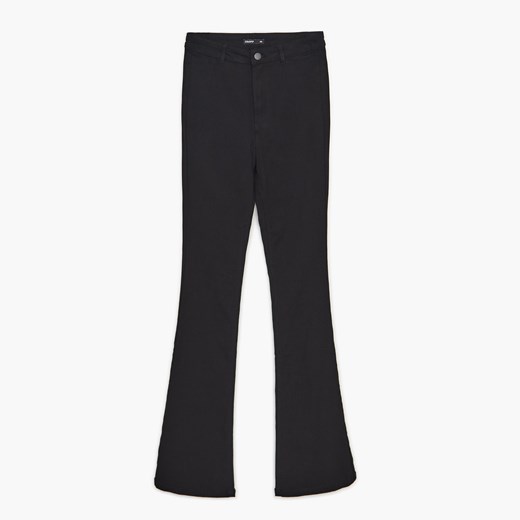 Cropp - Spodnie high waist - Czarny Cropp 40 promocyjna cena Cropp