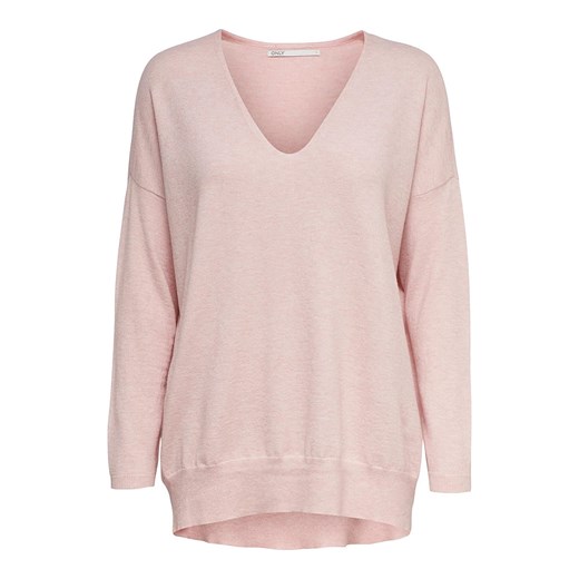 Sweter "Lely" w kolorze jasnoróżowym L Limango Polska okazyjna cena