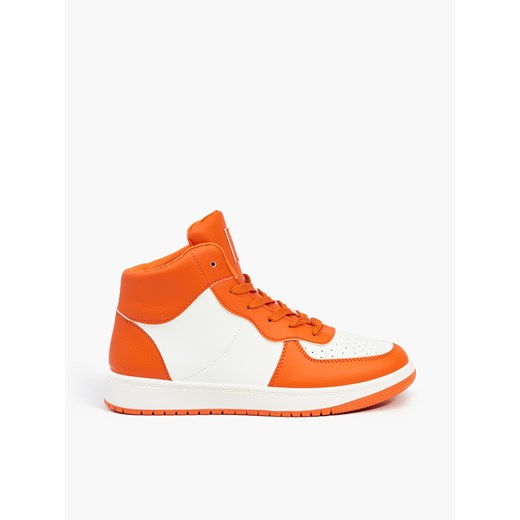 Cropp - Sneakersy za kostkę - Pomarańczowy Cropp 41 Cropp