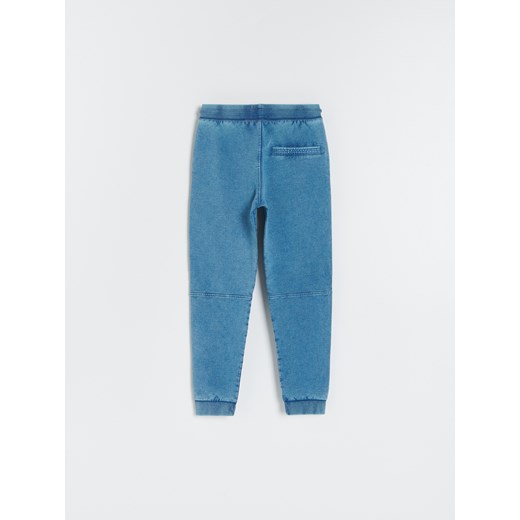 Reserved - Dresowe spodnie z kieszeniami - Niebieski Reserved 122 Reserved