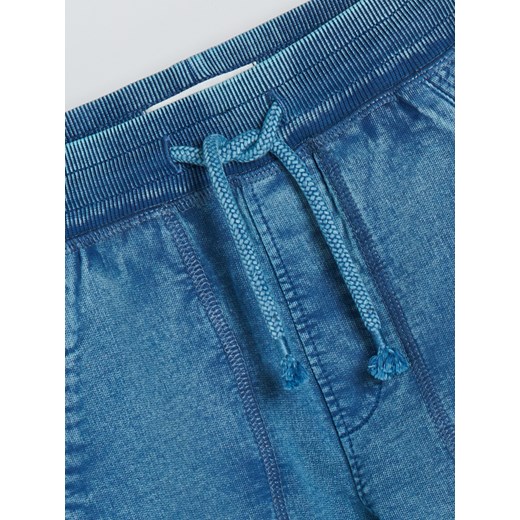 Reserved - Dresowe spodnie z kieszeniami - Niebieski Reserved 140 Reserved