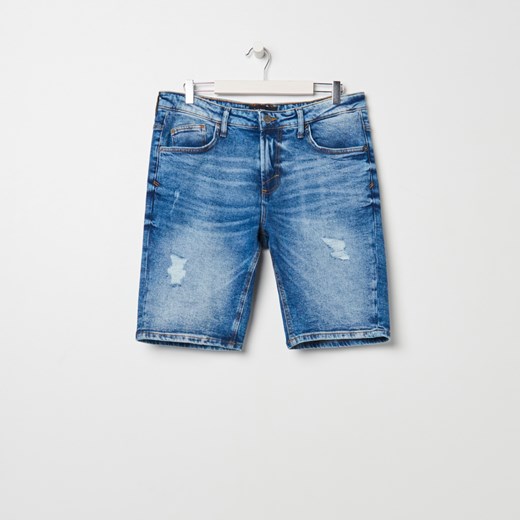Sinsay - Szorty jeansowe - Niebieski Sinsay 34 promocyjna cena Sinsay
