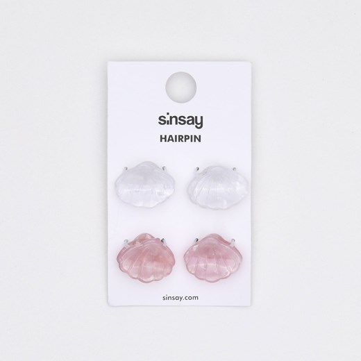 Sinsay - Spinki do włosów muszle - Wielobarwny Sinsay Jeden rozmiar okazyjna cena Sinsay