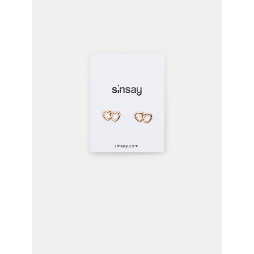 Sinsay - Kolczyki - Złoty Sinsay Jeden rozmiar okazja Sinsay