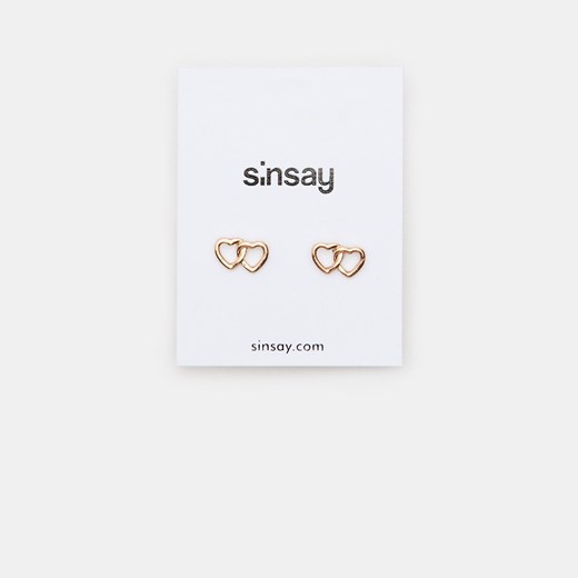 Sinsay - Kolczyki - Złoty Sinsay Jeden rozmiar okazyjna cena Sinsay
