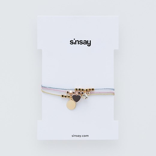 Sinsay - Bransoletki - Wielobarwny Sinsay Jeden rozmiar wyprzedaż Sinsay