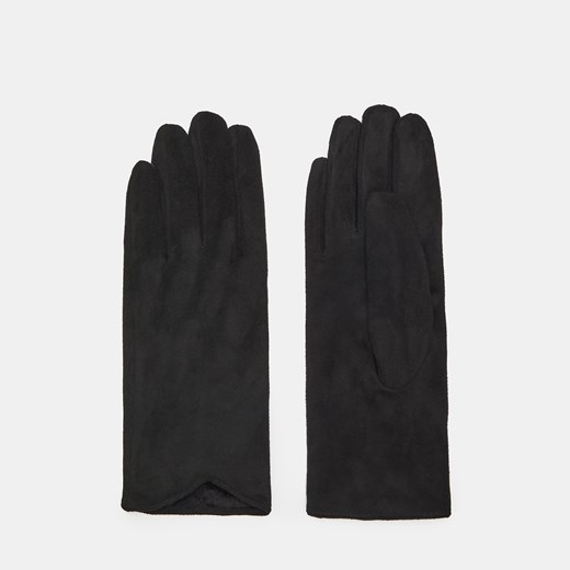 Sinsay - Gładkie rękawiczki - Czarny Sinsay S/M okazja Sinsay