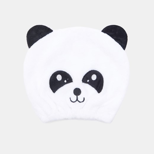 Sinsay - Czepek kąpielowy panda - Biały Sinsay Jeden rozmiar wyprzedaż Sinsay
