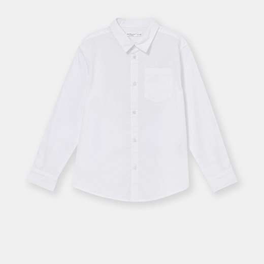 Sinsay - Klasyczna koszula chłopięca - Biały Sinsay 146 okazyjna cena Sinsay