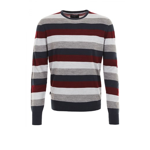 Striped sweater terranova czarny sweter