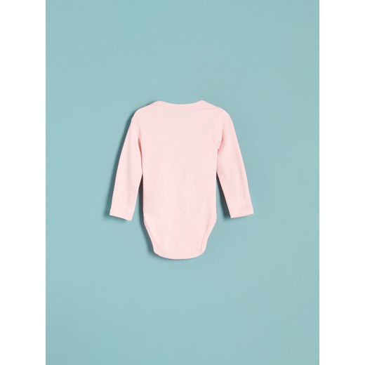 Reserved - Bawełniane body z nadrukiem 2 pack - Biały Reserved 62 Reserved