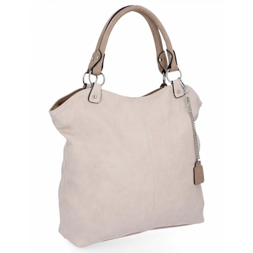 Uniwersalne Torebki Damskie Shopper Bag firmy Hernan Beżowa (kolory) Hernan okazja PaniTorbalska