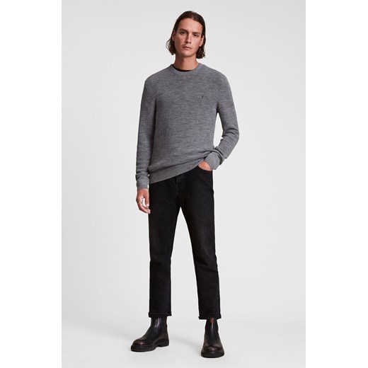 AllSaints Sweter wełniany męski kolor czarny L ANSWEAR.com