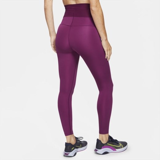 Ciążowe legginsy damskie z wysokim stanem Nike One (M) - Czerwony Nike L Nike poland