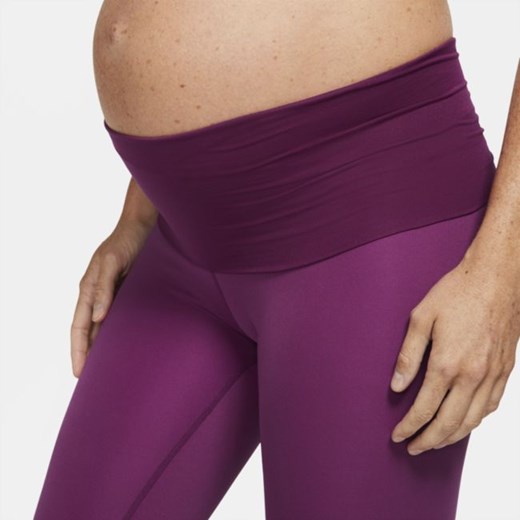 Ciążowe legginsy damskie z wysokim stanem Nike One (M) - Czerwony Nike M Nike poland