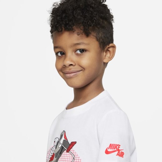 T-shirt dla małych dzieci Nike - Biel Nike 38.5 Nike poland