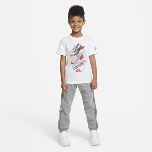T-shirt dla małych dzieci Nike - Biel Nike 37.5 Nike poland