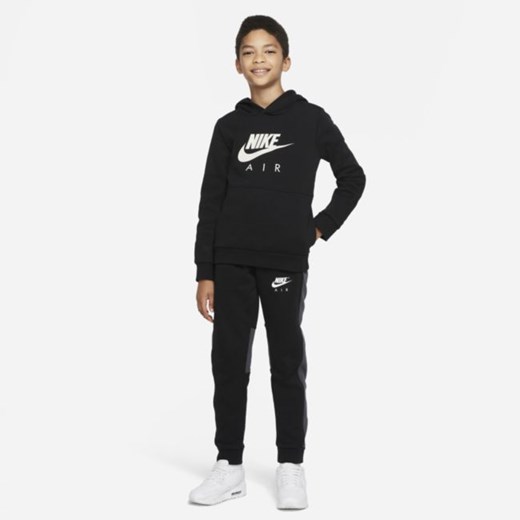 Bluza z kapturem dla dużych dzieci (chłopców) Nike Air - Czerń Nike XS Nike poland