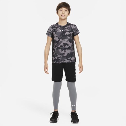 Legginsy dla dużych dzieci (chłopców) Nike Pro Dri-FIT - Szary Nike M okazja Nike poland