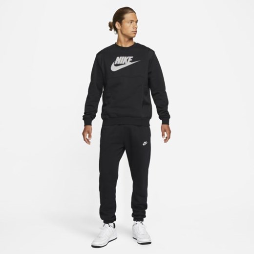 Męska bluza dresowa z dzianiny Nike Sportswear - Czerń Nike XL Nike poland