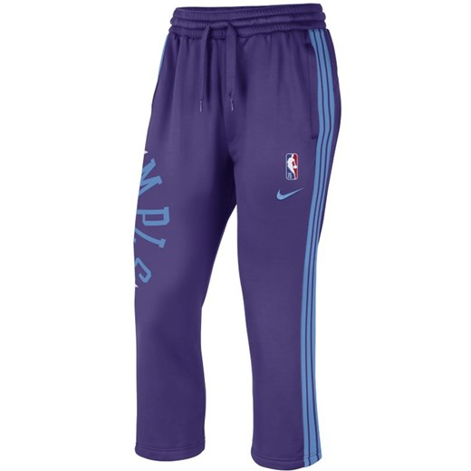 Damskie spodnie z dzianiny Los Angeles Lakers Courtside Nike NBA - Fiolet Nike M Nike poland