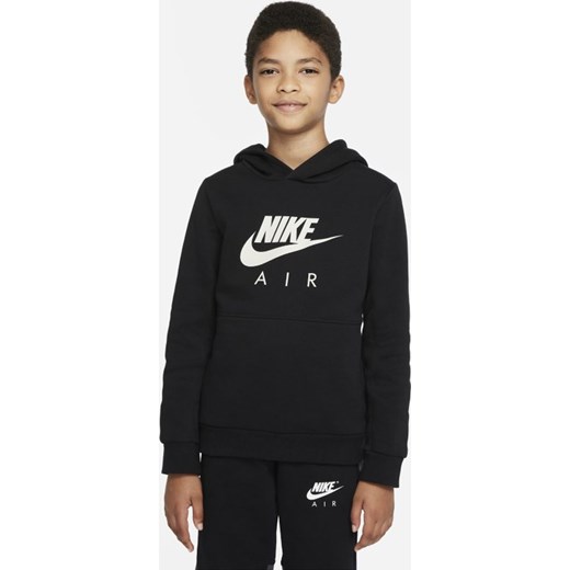 Bluza z kapturem dla dużych dzieci (chłopców) Nike Air - Czerń Nike L Nike poland
