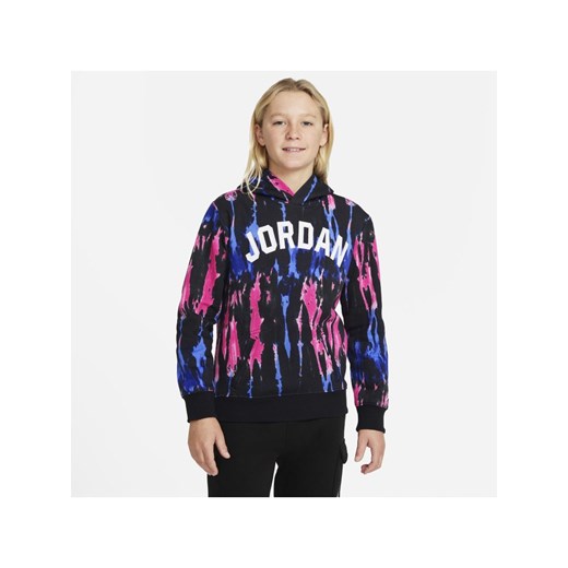 Bluza z kapturem dla dużych dzieci (chłopców) Jordan Sport DNA - Niebieski Jordan L Nike poland