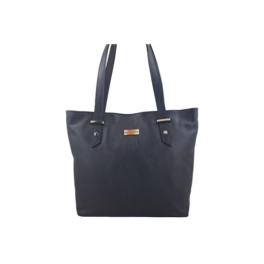 Shopper bag - duże torebki miejskie - Granatowe ze sklepu Barberinis w kategorii Torby Shopper bag - zdjęcie 130122239
