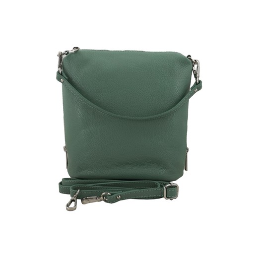 Mała torebka listonoszka skórzana - Zielona ze sklepu Barberinis w kategorii Listonoszki - zdjęcie 130123646