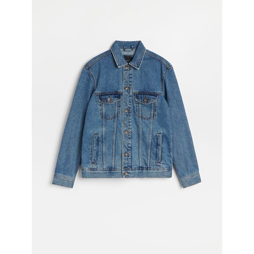Reserved - Jeansowa kurtka z kieszeniami - Niebieski Reserved M okazyjna cena Reserved