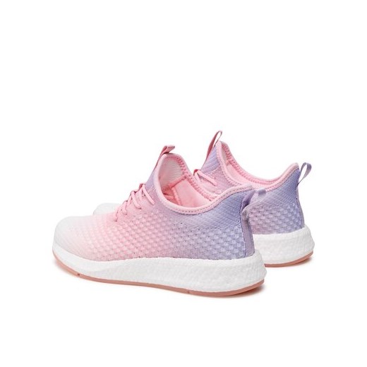 Buty sportowe damskie różowe Sprandi sznurowane płaskie