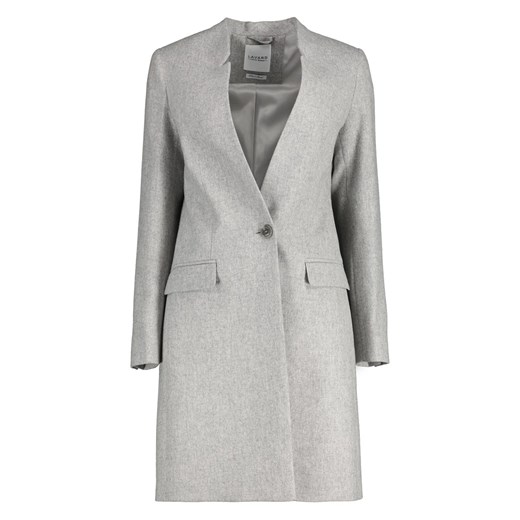 Szary płaszcz z wełną Lavard Woman 85433 34 okazyjna cena Eye For Fashion