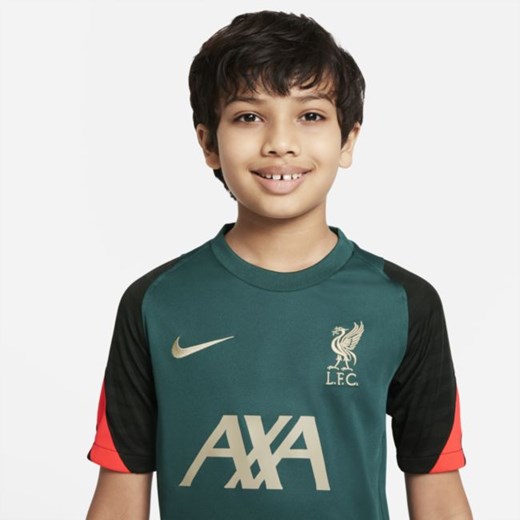 Koszulka piłkarska z krótkim rękawem dla dużych dzieci Liverpool FC Strike - Nike L Nike poland