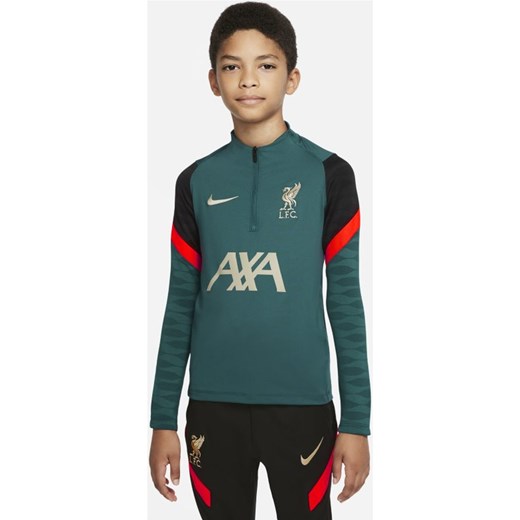 Treningowa koszulka piłkarska dla dużych dzieci Liverpool FC Strike - Zieleń Nike L Nike poland