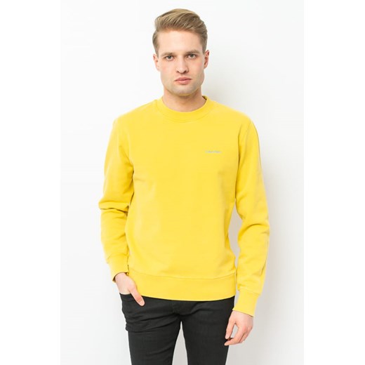 bluza męska calvin klein ki0ki03942 żółta ze sklepu Royal Shop w kategorii Bluzy męskie - zdjęcie 130178359